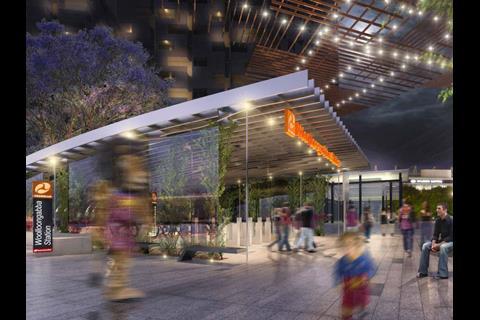 The planned Wollooongabba station site is to be used as the main construction base for boring the cross-city tunnels.